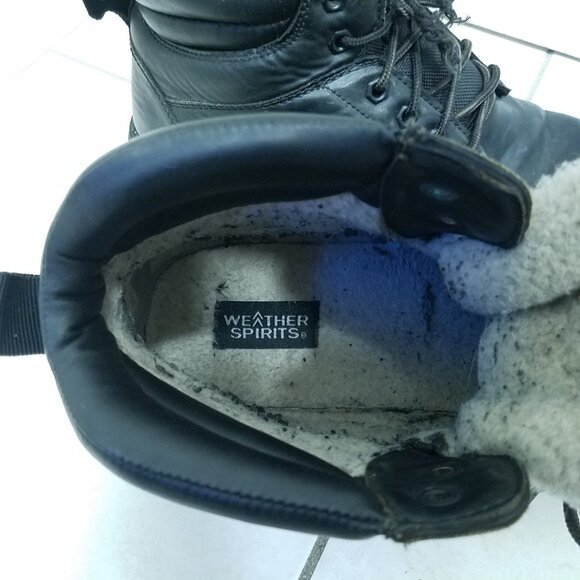 Weather Spirits 3M Thinsulate Insulation Water Resistant Black Boots Size 12 - Picture 11 of 11
